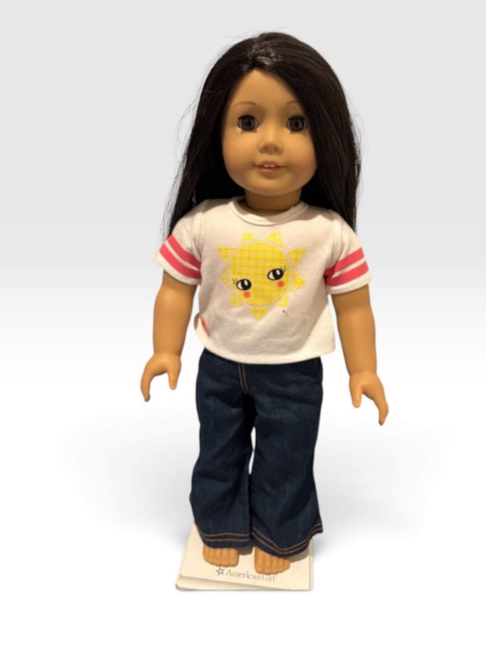 Beautiful American Girl Truly Me Doll 25 Retired Black Layered Hair Brown Eyes